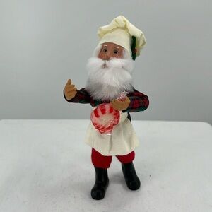 Byers Choice Kindles Bakerkin Ornament “Peppermint Santa” 6”